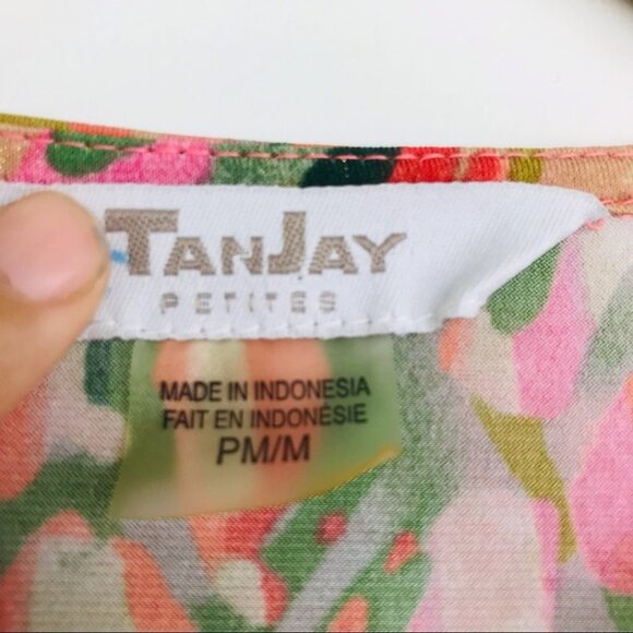 TanJay Multicolor zip up Jacket women size PM - Picture 12 of 12